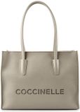 Coccinelle Leren handtas Myrtha26 Handbag Grained Leather Eucalipto groengrijs