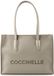 Coccinelle Leren handtas Myrtha26 Handbag Grained Leather Eucalipto groengrijs