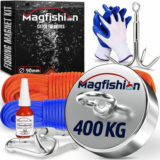 Magfishion Magneetvissen MEGA Set 400 KG