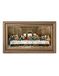 DECORARTS - Het Laatste Avondmaal, Leonardo da Vinci Klassieke Kunstreproducties. Giclee Print & Museum Kwaliteit ingelijste kunst voor wanddecoratie. 24x12, ingelijste grootte: 29x17