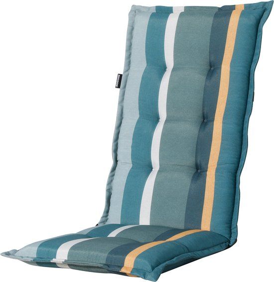 Madison Tuinkussen Hoge Rug - Stripe Green - 123x50cm - Groen