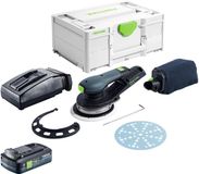 Festool ETSC 2 150-Basic accu-excentrische schuurmachine 18 V 150 mm borstelloos + 1x accu 4,0 Ah + oplader + Systainer