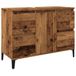 vidaXL Onderbouwmeubel 80x33x60 cm verweerd hout