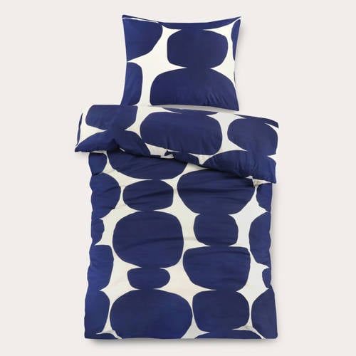 NOUS Kids katoenen dekbedovertrek kinder blauw (120x150 cm)
