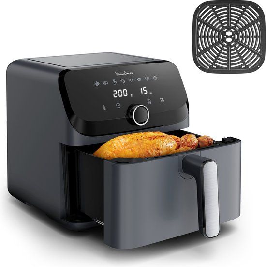 Moulinex Easy Fry Mega EZ855BF - Airfryer - Grijs