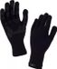 Sealskinz Waterproof All Weather Ultra Grip Knitted Fietshandschoenen Unisex - Maat M - Zwart