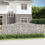 Maison Exclusive - Bacs en treillis en acier galvanisé, 20 pièces, dimensions 400x50x120/140 cm