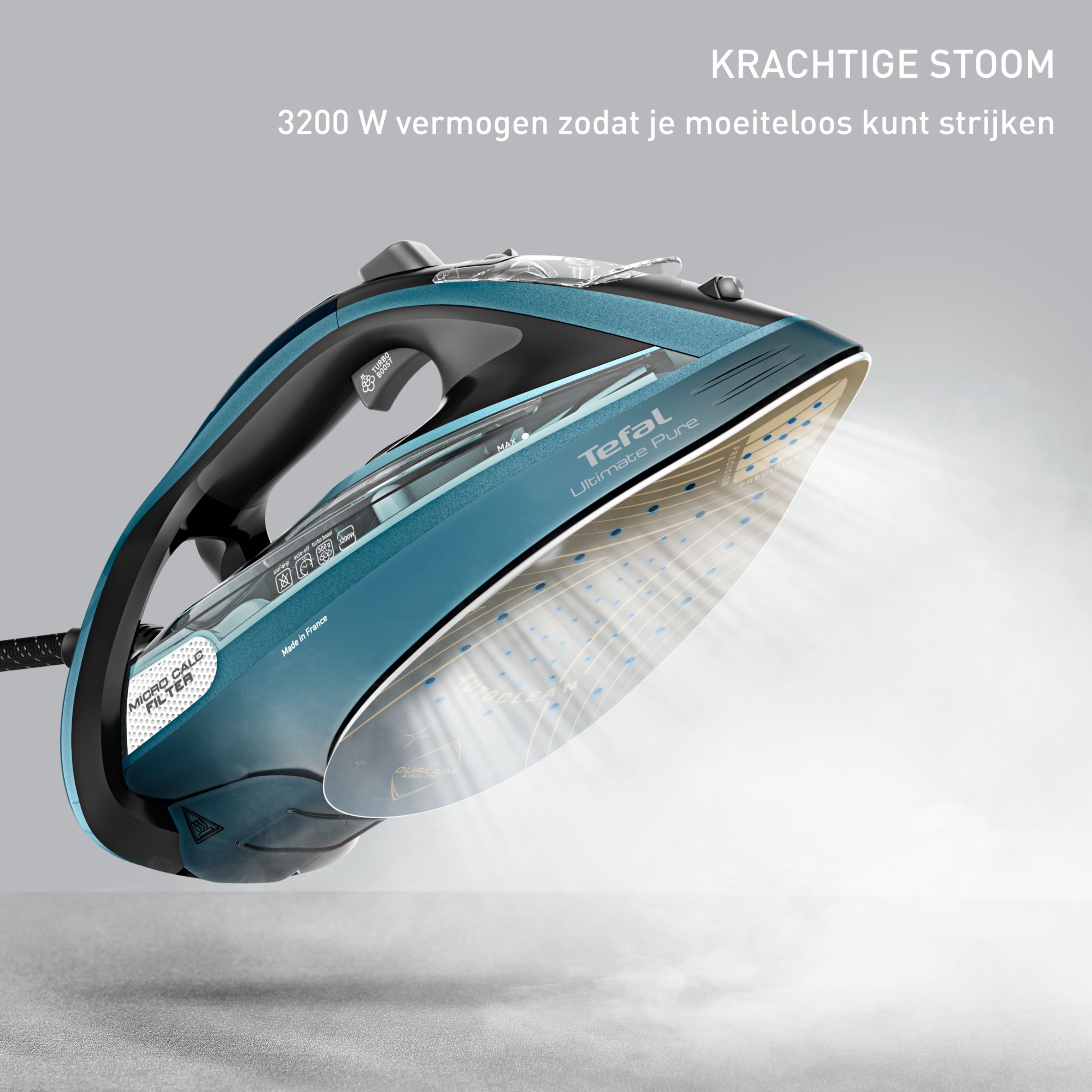 Tefal Ultimate Pure FV9851 stoomstrijkijzer