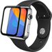 Casecentive Apple Watch screenprotector 44mm - Tempered glass screenprotector 3D - Full cover screen protector - Apple Watch 44mm