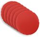 vidaXL - Kussensloop - 6 stuks - HEERLEN - Rood - Ø 40 cm - Polyester