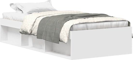vidaXL Bedframe Wit 90x200 cm