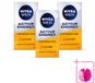 NIVEA MEN Active Energy Crème pour le visage avec caféine - 50 ml - 3 Pièces