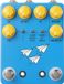 JHS Pedals Flight Delay Blue pédale d'effet delay avec chorus et vibrato optionnels