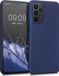 kwmobile telefoonhoesje geschikt voor Samsung Galaxy A23 4G / 5G - Back cover in metallic blauw
