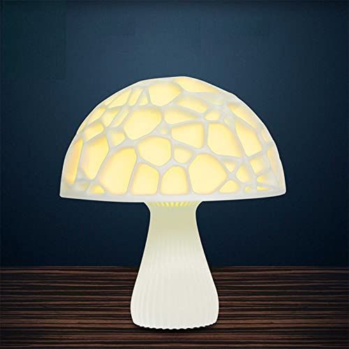 Paddestoel Lamp Nachtlampje Oplaadbare USB Dimbare Kleine Nachtlampje 3000/4000/5500K Tafellamp Slaapkamer Decoratie Lamp Vintage