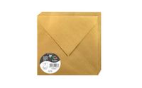 Clairefontaine Enveloppes - Carré - 165x165mm - Pollen - Or - 20 unités