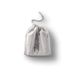 Bonamaison Sacs en coton imprimés avec cordon de serrage, sac à provisions, réutilisable, écologique, pliable, taille : 30 x 40 cm