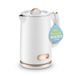 OLEGA Waterkoker: 1800W snel opwarmen elektrische theeketel BPA-vrij 304 roestvrij staal elektrische waterkoker met automatische uitschakeling en droogloopbeveiliging 1.8L wit