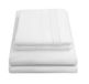 Sweet Home Collection Draaddichtheid 1800 lakenset - Zachte geborstelde microvezellakens van Egyptische kwaliteit - luxe beddengoedset met plat laken, hoeslaken, 2 kussenslopen, wit, queensize