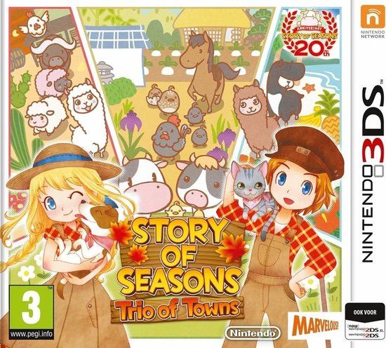 Story of Seasons: Trio of Towns - Nintendo 3DS - Standard Edition