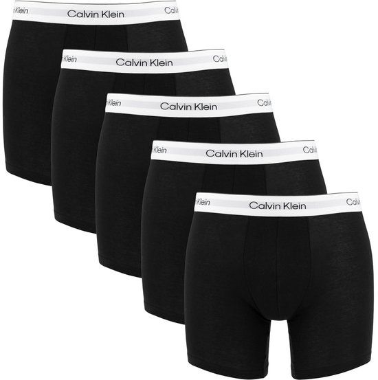 Calvin Klein Heren Icon 5P Boxers Basic Zwart