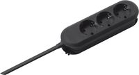 Bachmann Smart stekkerdoos aansluitkabel 3-voudig - 5,0 m zwart