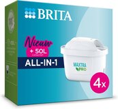 Brita MAXTRA PRO Filterpatronen - 4 Stuks - Waterfilter - Verwijdert PFAS, Kalk en Chloor