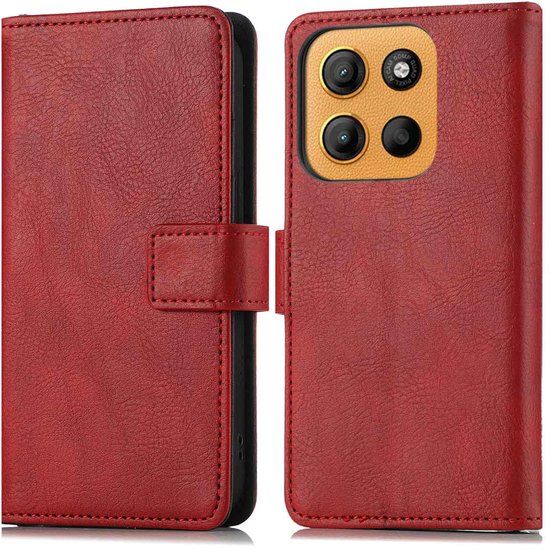 imoshion Luxe Bookcase voor Motorola Moto G15 / G15 Power - Rood