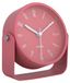 Réveil avec chiffres en bois, de couleur rose