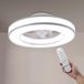 M mimotec Venetië Led-plafondventilator, 36 W, CCT, stille DC-motor, 3600 lm, 6 snelheden, afstandsbediening, zomer-/winterfunctie, timer, dimbaar licht 3CCT.