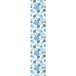 Ambiance Sticker Voorgelijmd vliesbehang - BOHO ETHNIC BLUE CIRCLES - 1 rol van 300x60cm