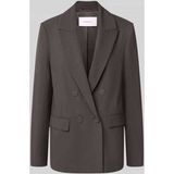 COMMA Blazers donkerbruin