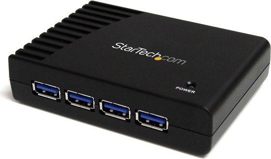 StarTech.com 4-poort USB 3.0 Hub - Zwart
