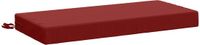 vidaXL Bankkussen SOEST 100% Polyester Wijnrood 80 x 40 x 8 cm