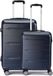 Benzi 5583 4 wielen Kofferset 2-delig - Harde bagage - TSA slot - blau