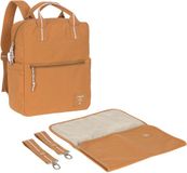 Lässig Luiertas Rugzak Little One & Me Square Backpack Big Gots Caramel Terracotta