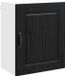 vidaXL Vaatwasserpaneel Kalmar Zwart Eiken 50 x 31 x 60 cm