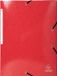 Exacompta 25x IDERAMA® Elastomap 3 kleppen Maxi Capacity 425gm2 A4 - Rood