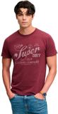 Superdry Vintage Workwear Print T-shirt Heren Rood Maat L