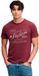 Superdry Vintage Workwear Print T-shirt Heren Rood Maat L