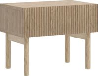 Selsey NOLIE Nachtkastje met lade en poten 50 cm Geolied Eiken
