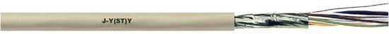 Lapp 1591503/250 Câble téléphonique J-Y(ST)Y 4 x 2 x 0.8 mm Gris 250 m