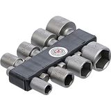 BGS Diy 67308 | Dopsleutelbitset | 6,3 mm (1/4") buitenzeskant | 5 - 13 mm | 8-dlg