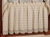 Sweet Home Collection Keuken raamgordijnen paar, toast, 24"/36" x 60" Tier