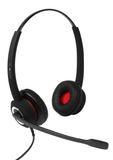 ALLNET 6337-10.2P_BBB Headset Bedraad Hoofdband Kantoor/callcenter Zwart