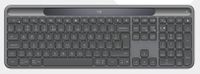 Logitech Signature Slim Solar + K980 for Business Clavier Universel RF sans fil + Bluetooth Suisse Graphite