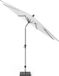 Platinum Riva parasol 300 cm wit met kniksysteem