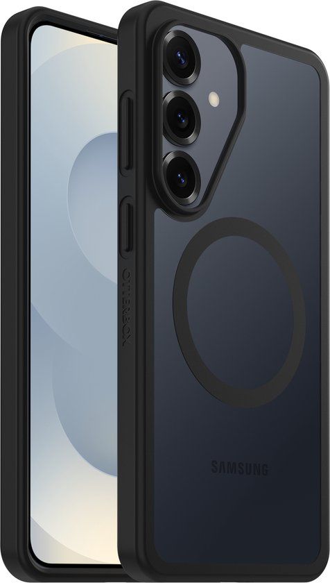 OtterBox React Hoesje Geschikt voor Samsung Galaxy S26 Plus | Compatibel met MagSafe / Qi2 | Back Cover Zwart Transparant