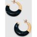 Reiss Boucles d'oreilles créoles Scoop Doré