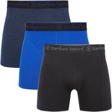 Bamboo Basics Boxer - Taille XL - Hommes - bleu marine/bleu/noir